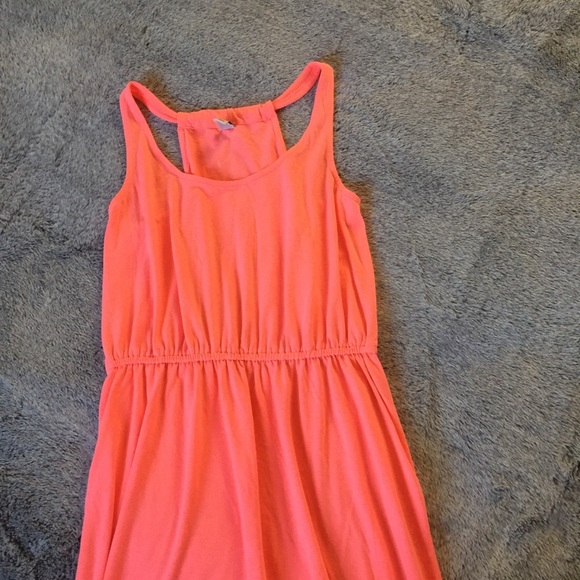 NOT FOR SALE RIGHT NOW! NWOT Bright Pink/Orange Old Navy Dress Sz M - Picture 3 of 8